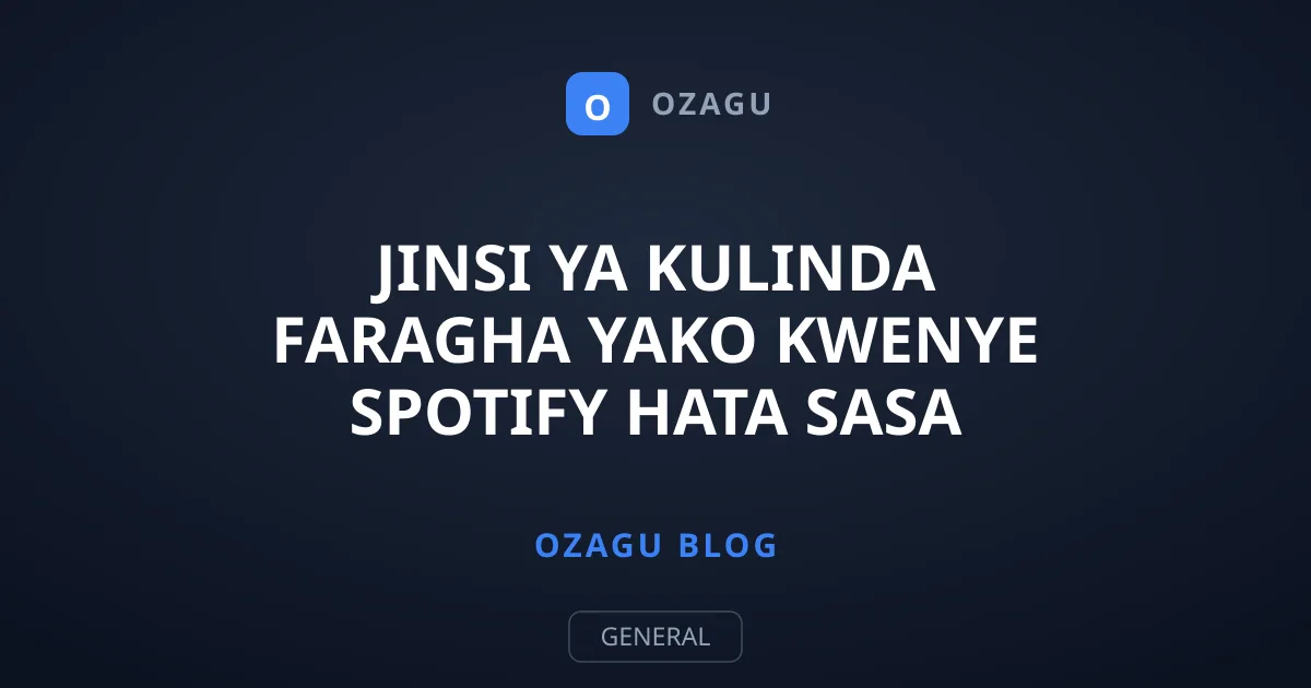 Jinsi ya Kulinda Faragha Yako Kwenye Spotify Hata Sasa